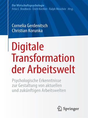 cover image of Digitale Transformation der Arbeitswelt